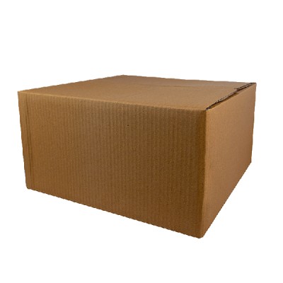 Corrugated Box-5 ply- Brown 400 (L) X 400 (W) X 180 (H) mm - Pack Of 6