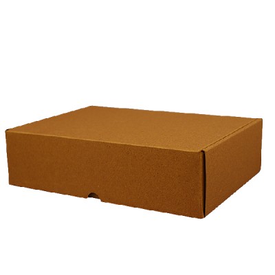 Micro Flute Box-Brown250 (L) X 165 (W) X 65 (H) mm - Pack Of 15
