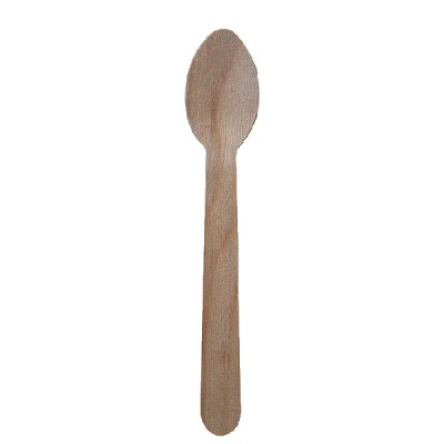Disposable wooden Spoon - Medium - Pack of 25