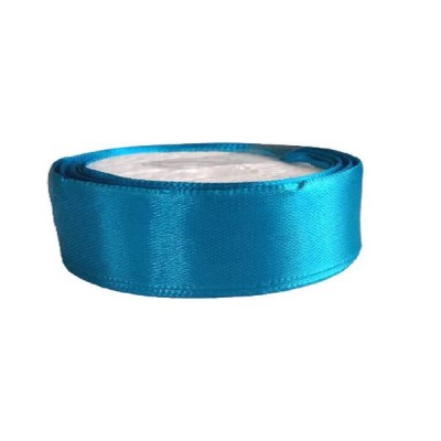 Satin Ribbon - Turquoise Blue - 1 in 