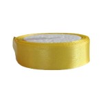 Satin Ribbon - Bright Yellow - 1 in