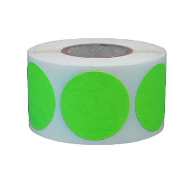 Fluorescent label-Green / Paper-30mm