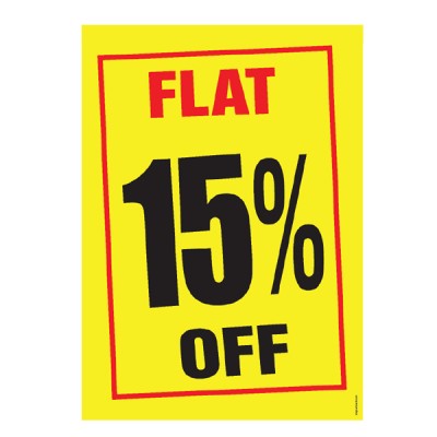 Discount A3 Poster - 15%-Pack of 10