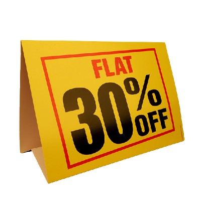  DiscountT ent card - 30%- A5-Pack of 10