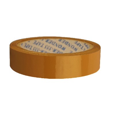 Brown tape- 1in/65m- Pack Of 3