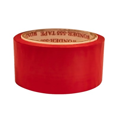Color tape - Red - 1in - 51 micron-65mtr - Pack of 3